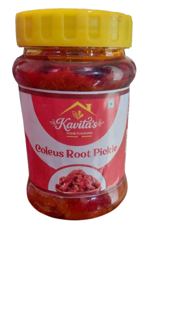 Coleus Root Pickle — homemade by Kavita's Home Flavours